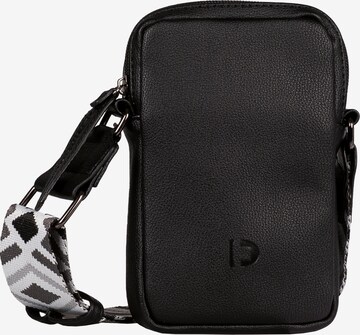 TOM TAILOR DENIM Crossbody Bag in Black: front