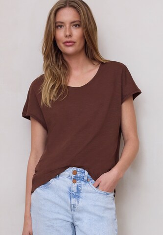 Street One Studio Shirt in Brown: front