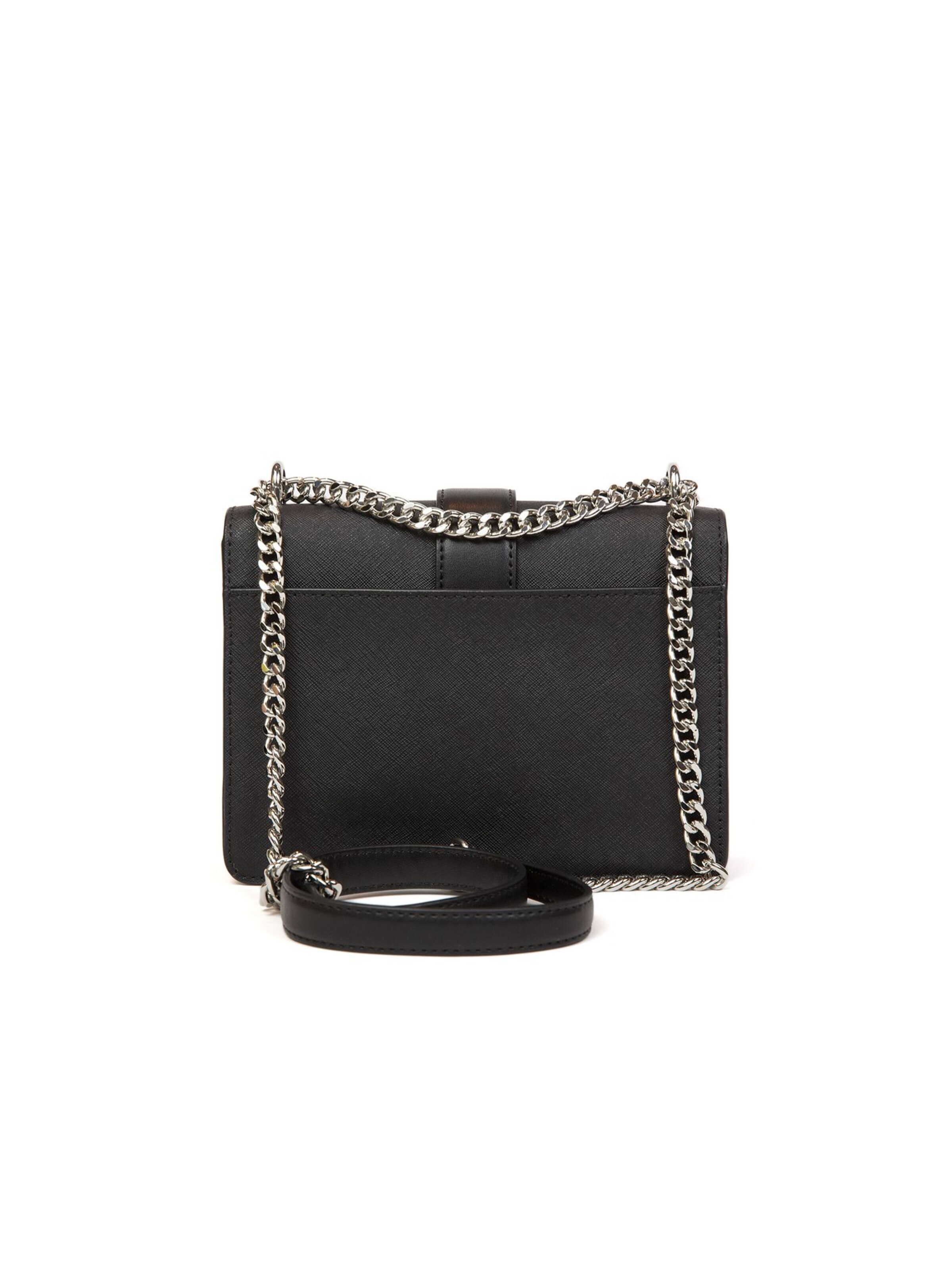 Michael Kors Schoudertas 'Greenwich Small Flap Crossbody Bag' in Zwart