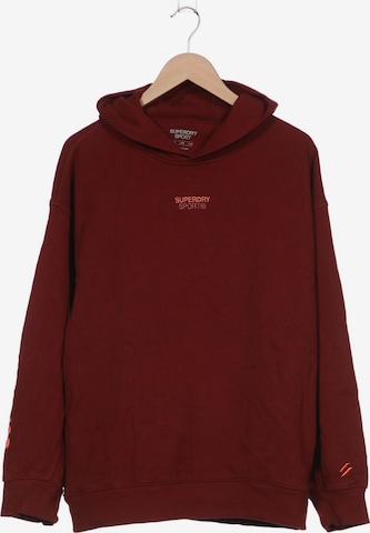 Superdry Sweatshirt & Zip-Up Hoodie in XL in Brown: front