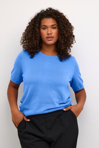 Pullover 'Lizzy' di KAFFE CURVE in blu: frontale