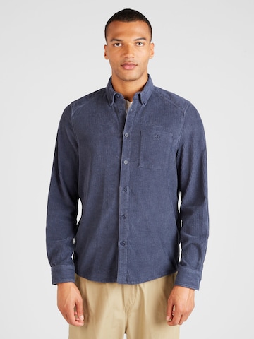 Coupe regular Chemise 'Liet' DRYKORN en bleu : devant