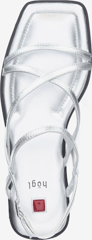 Högl Strap Sandals 'Sandy' in Silver