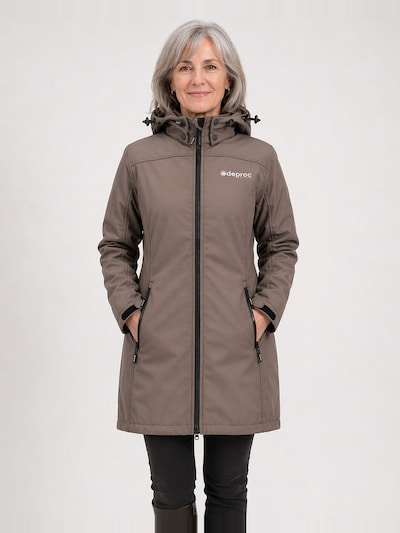 deproc Übergangsjacke 'KEELE PEAK II WOMEN' in S in cappuccino, Produktansicht