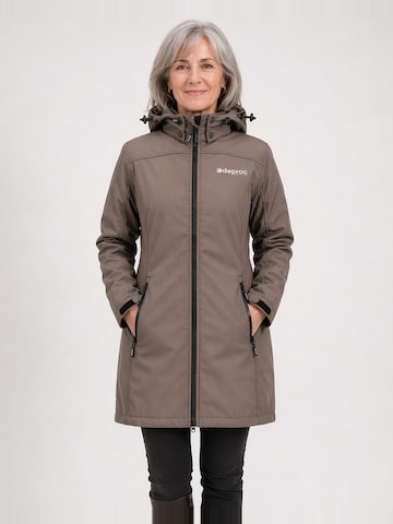 deproc Overgangsjakke 'KEELE PEAK II WOMEN' i brun: forside