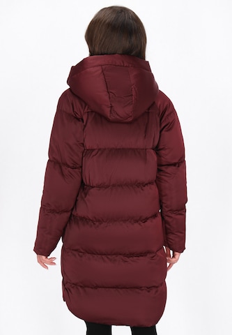 Manteau d’hiver faina en rouge
