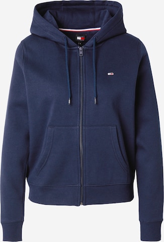 Giacca di felpa di Tommy Jeans in blu: frontale
