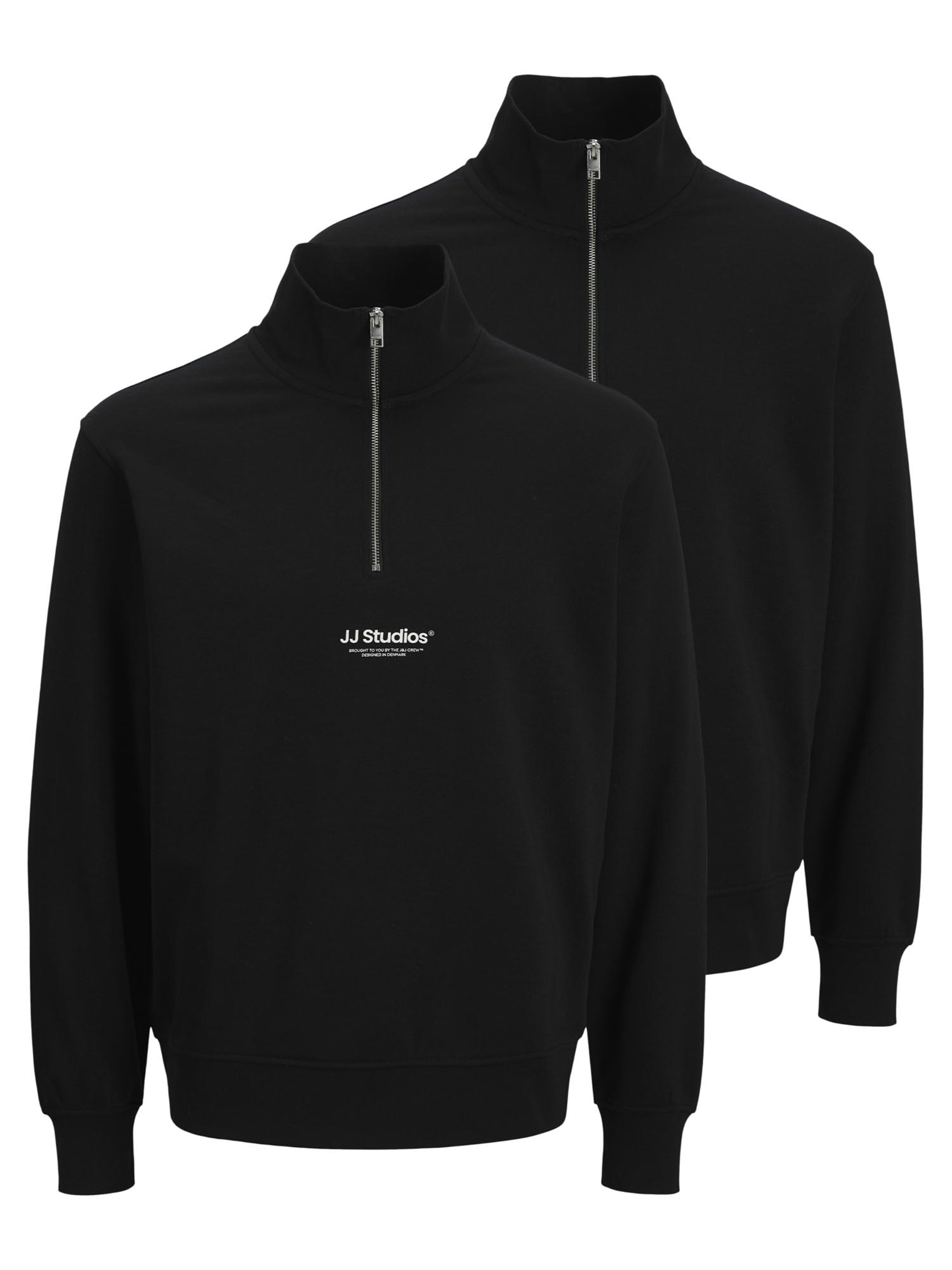 JACK & JONES Sweatshirt 'Soho' in Zwart: voorkant