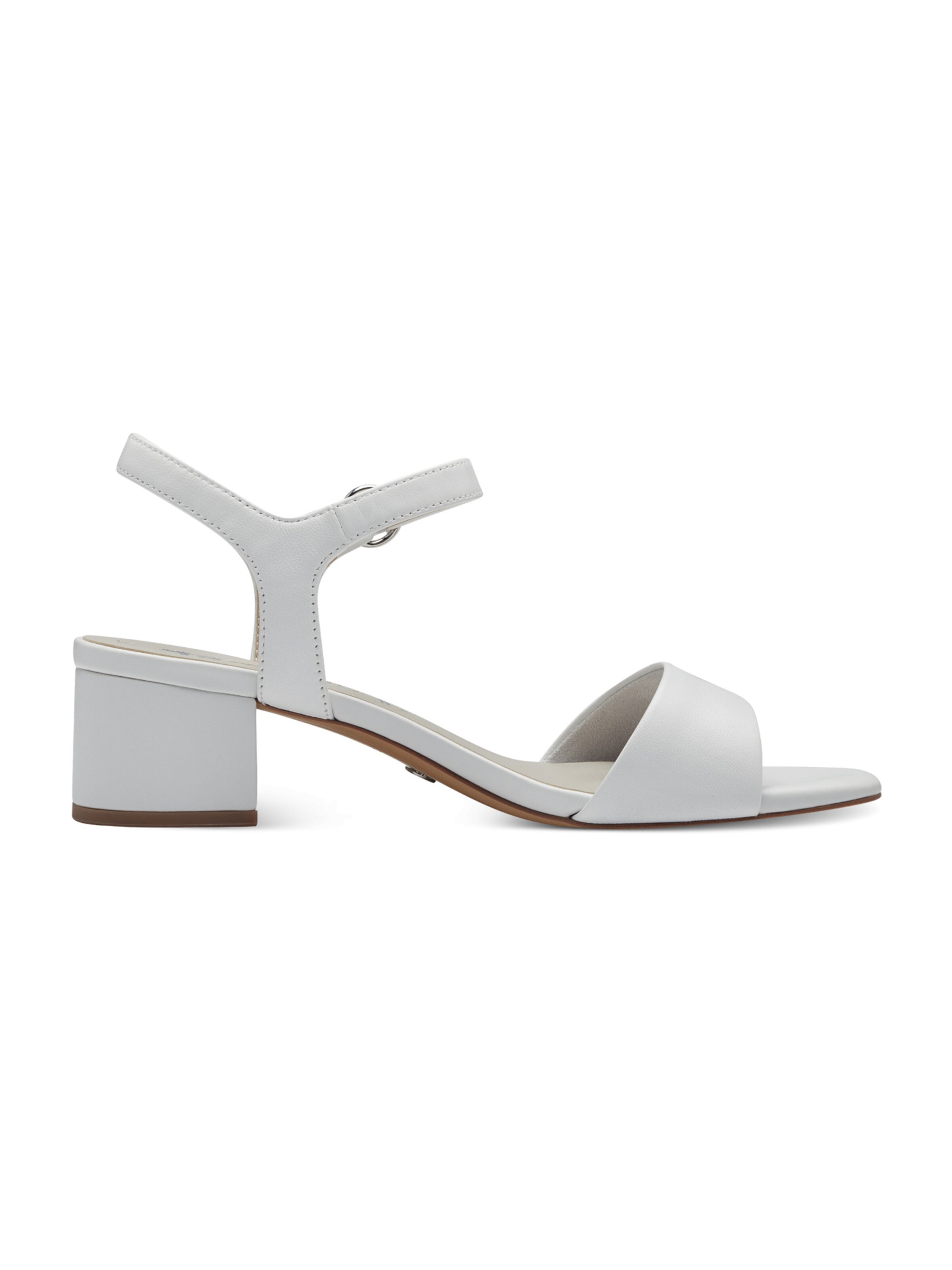 Tamaris Сандали с каишка в бяло