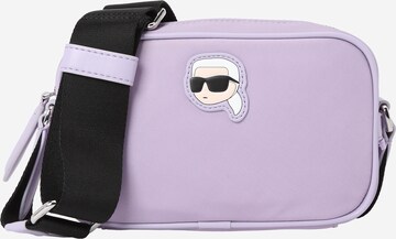 Karl Lagerfeld - Mala de ombro 'Ikonik 2.0' em roxo