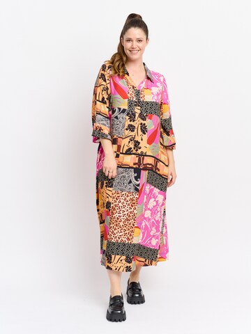 Pont Neuf Oversized jurk 'PNDelvin' in Gemengde kleuren: voorkant