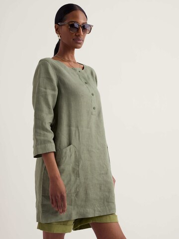Tunica 'Harbour Wall' di Seasalt Cornwall in verde: frontale