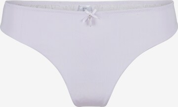 LingaDore Thong in White: front