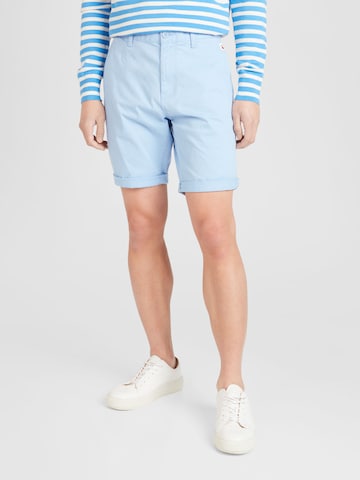 Tommy Jeans Regular Chino 'SCANTON' in Blauw: voorkant