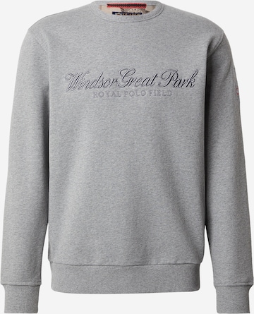 Sweat-shirt La Martina en gris : devant