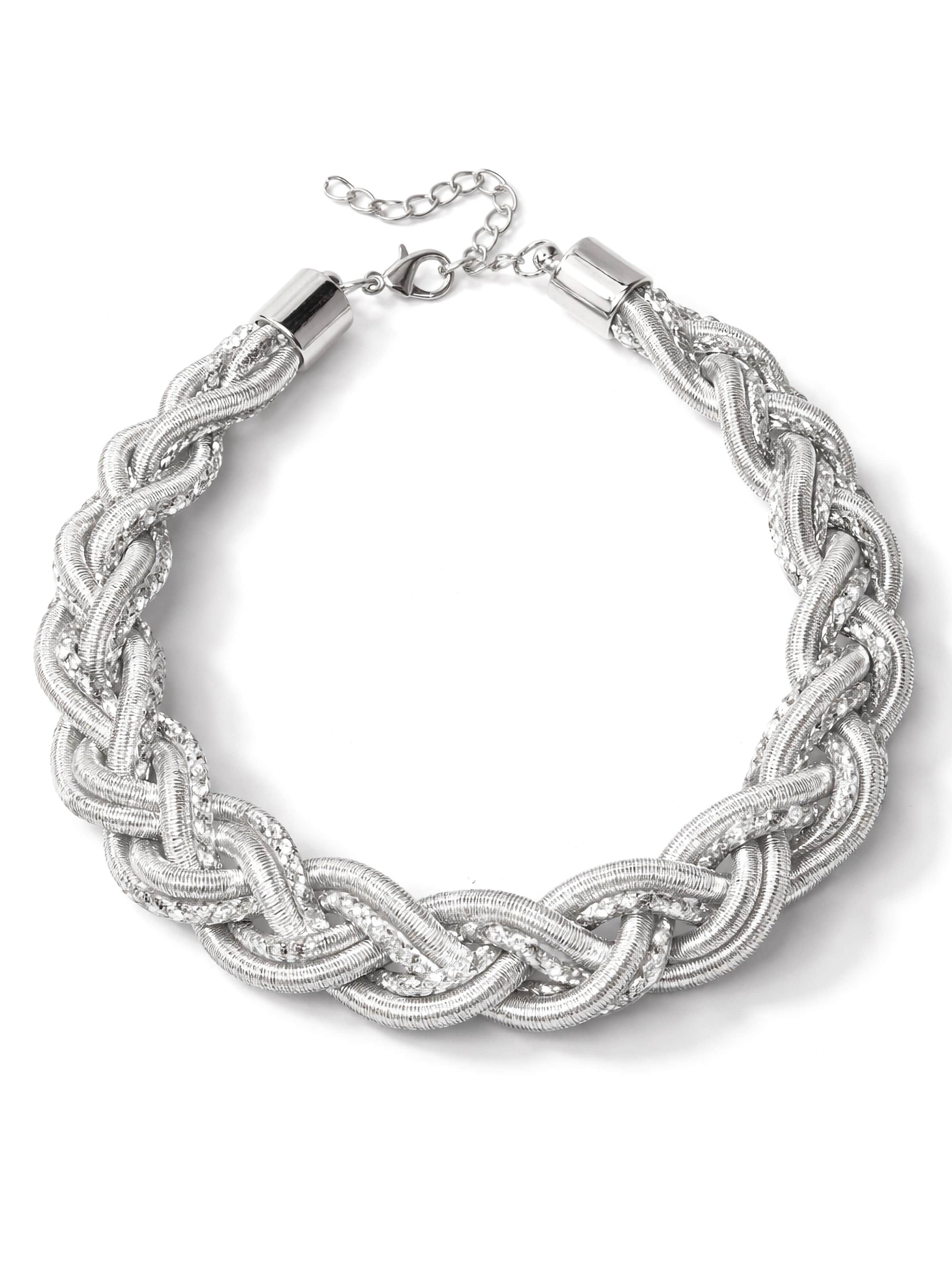 COLLEZIONE ALESSANDRO Necklace 'Sevilla' in Silver: front