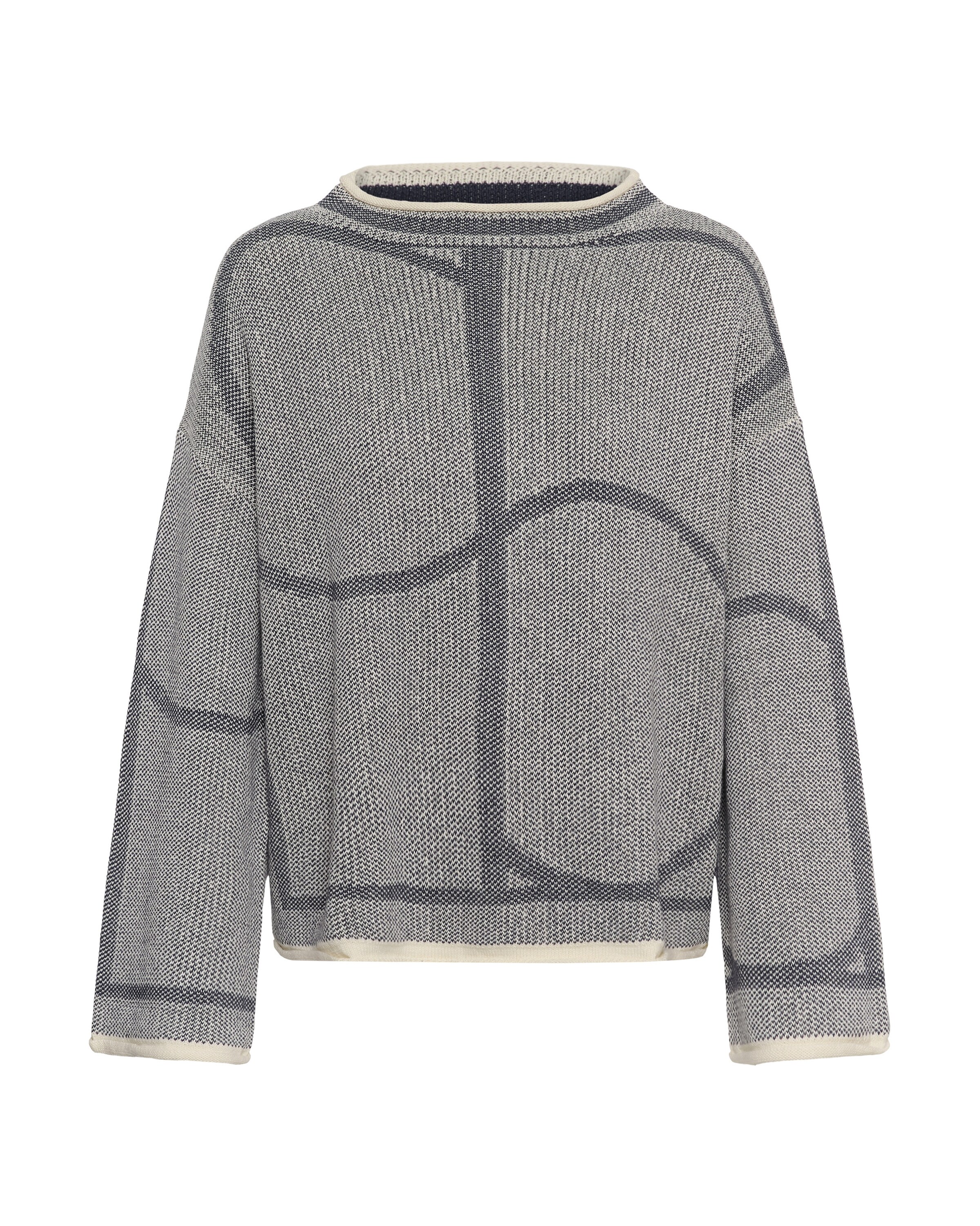 SOAKED IN LUXURY Sweter 'Rava' w kolorze beżowy: przód