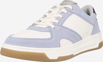 BOSS Platform trainers 'Baltimore' in Blue: front