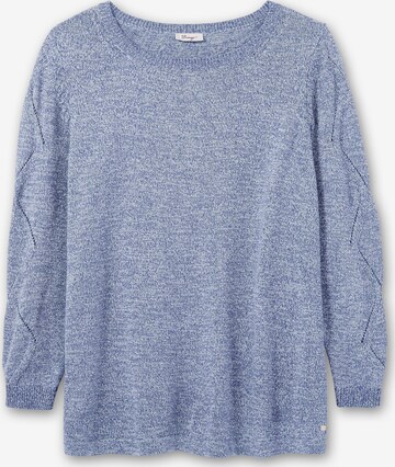 Pullover di SHEEGO in blu: frontale