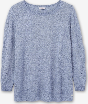 Pull-over SHEEGO en bleu : devant