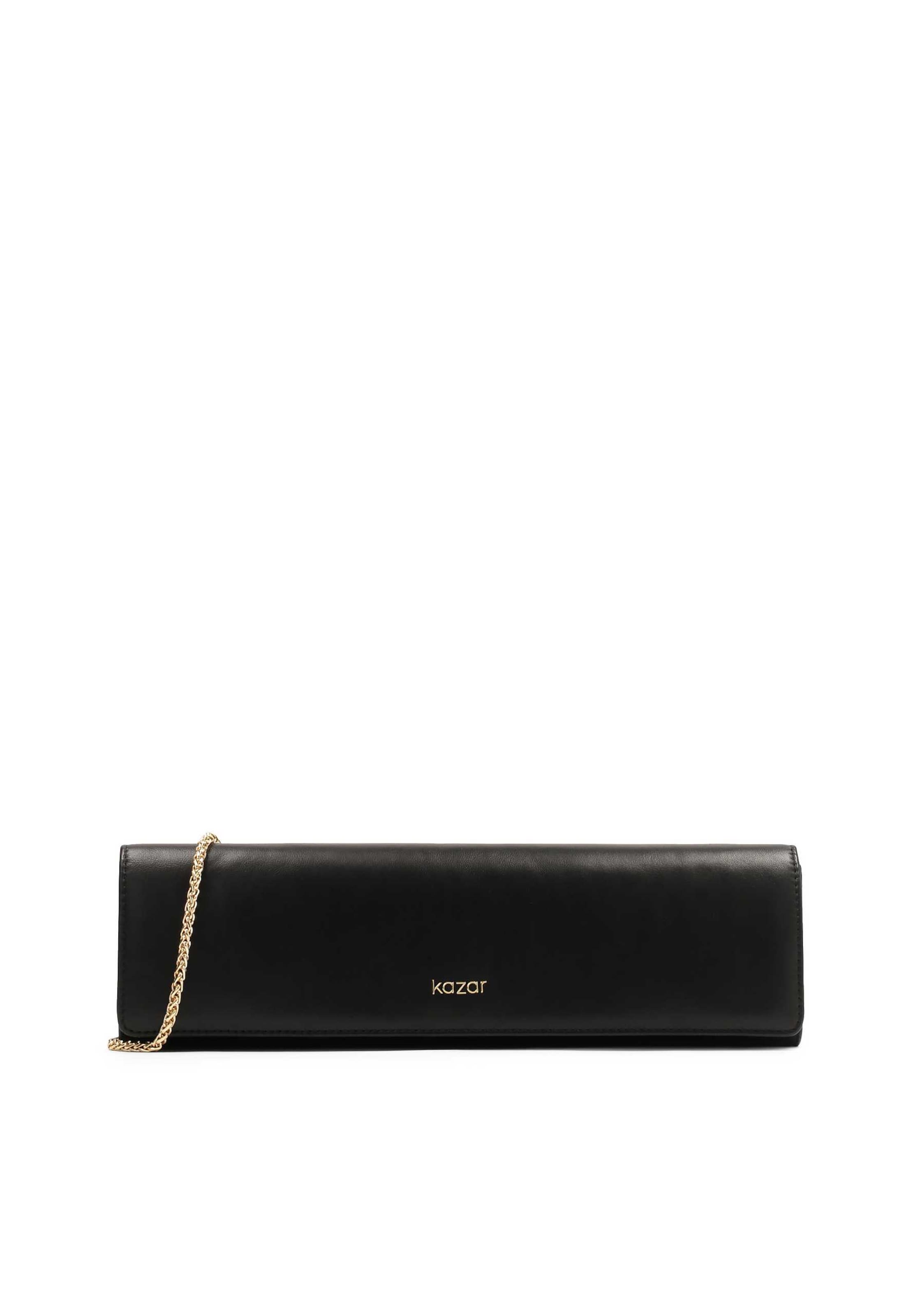 Kazar Clutch in Black: front