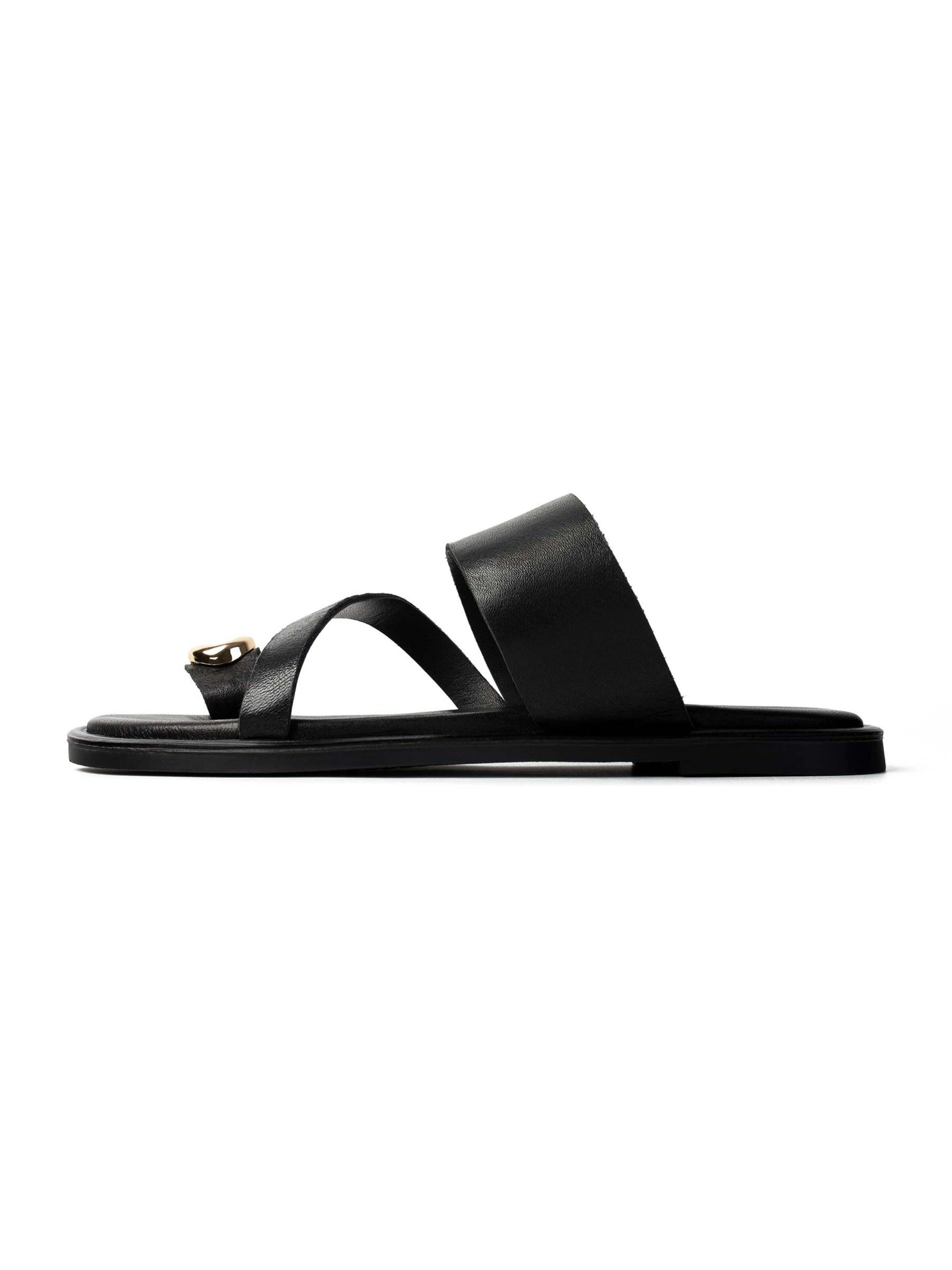 L37 HANDMADE SHOES - Zapatillas 'SUNSET BELONGS TO US' en negro: frente
