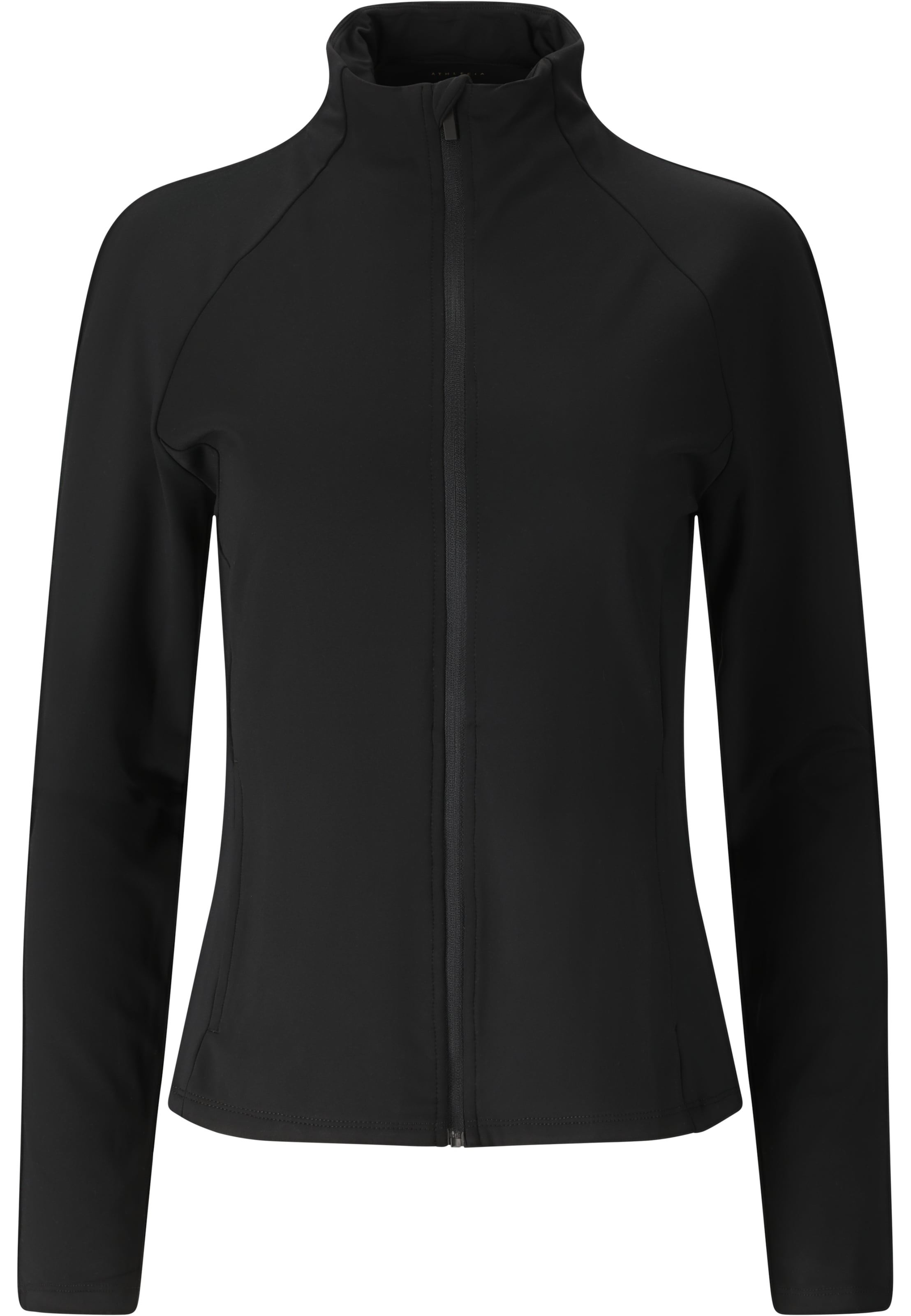 Athlecia Sportjacke 'Emarri' in Schwarz: Vorderseite