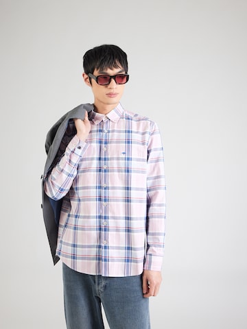 FYNCH-HATTONRegular Fit Poslovna košulja - roza boja: prednji dio