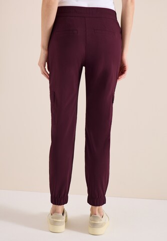 CECIL Slimfit Cargohose in Rot