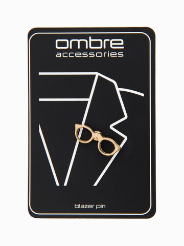 Ombre Broche in Goud: voorkant