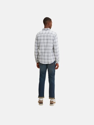 TOM TAILOR Regular fit Button Up Shirt in Grey