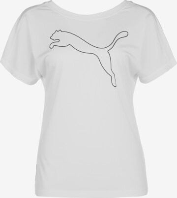 T-shirt fonctionnel PUMA en blanc : devant