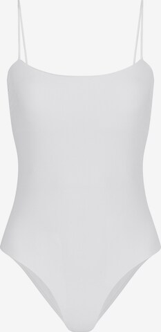 Nicowa Bralette Swimsuit in White: front