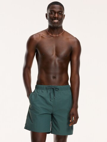 Shiwi Plavecké šortky 'NICK' – zelená: přední strana