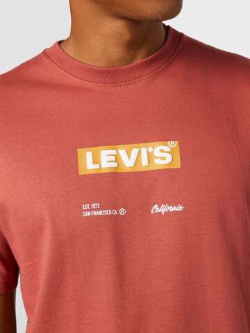 LEVI'S ® Paita 'Relaxed Fit Tee' värissä ruskea