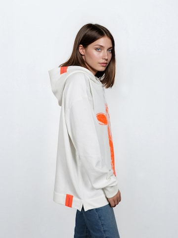 salzhaut Sweatshirt in Wit