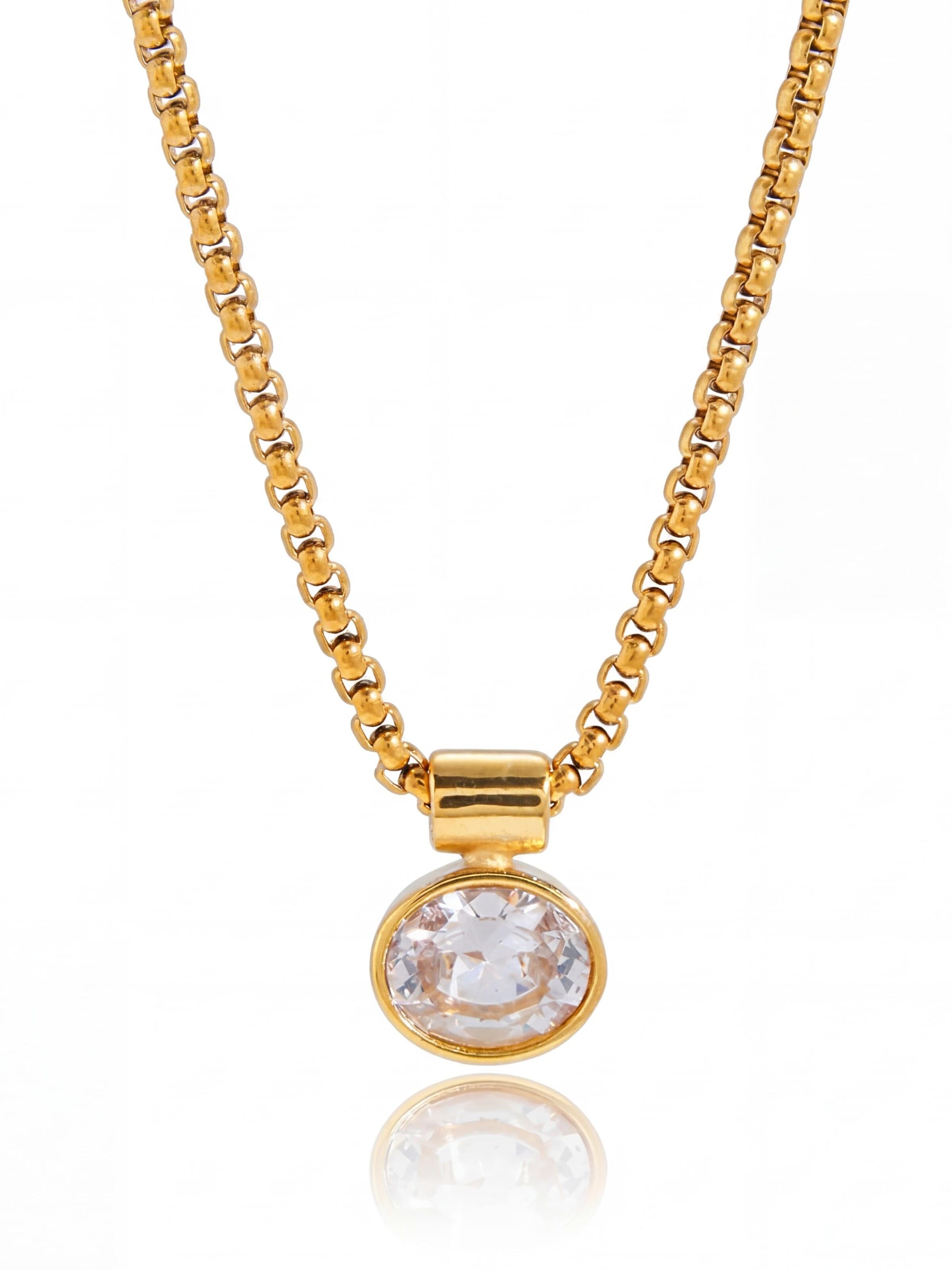 Kamiko Necklace 'Nyx' in Gold: front