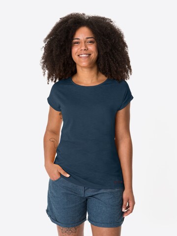 VAUDE Performance shirt 'Moja IV' in Blue: front