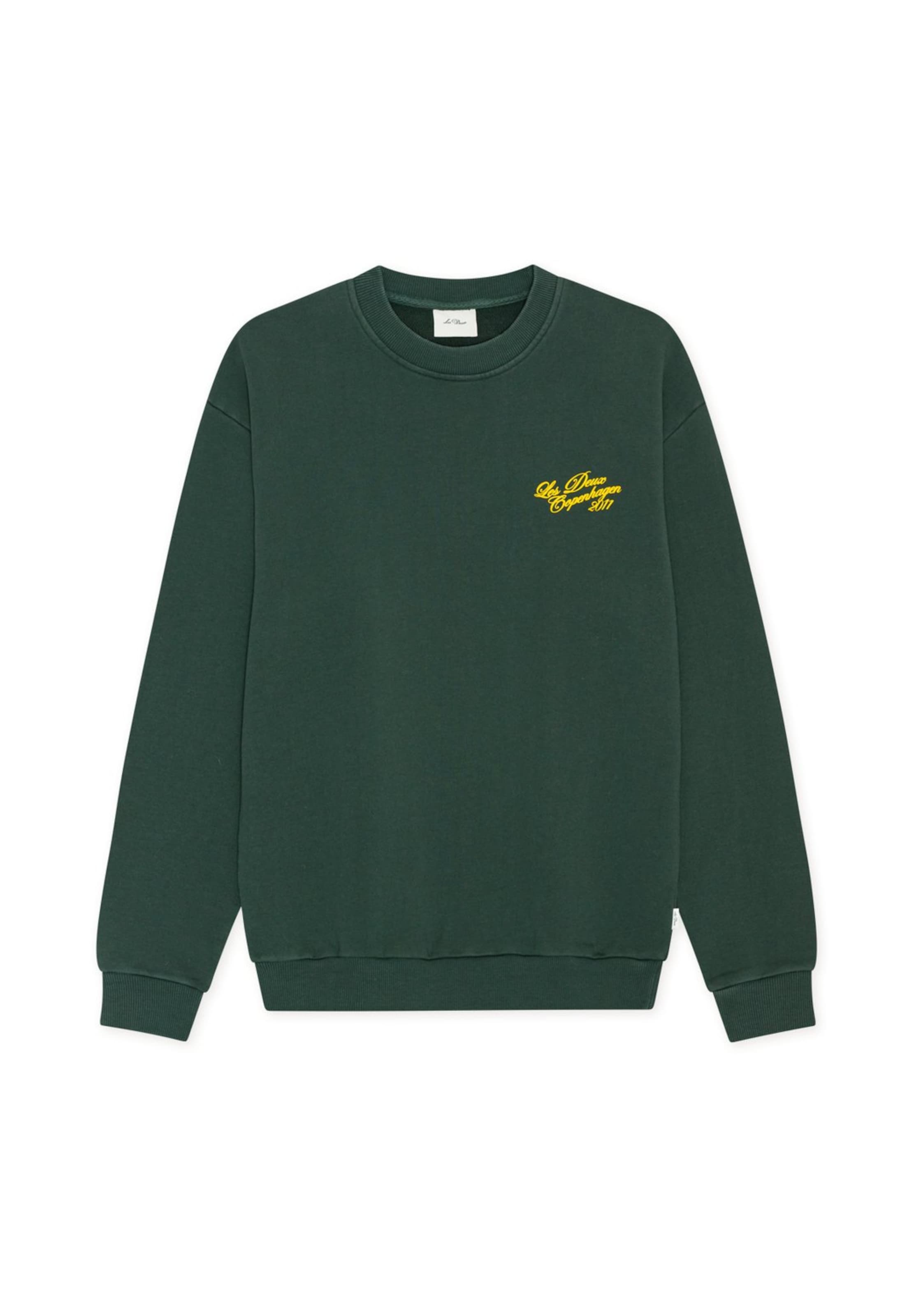Les Deux Sweatshirt 'Service' in Green: front