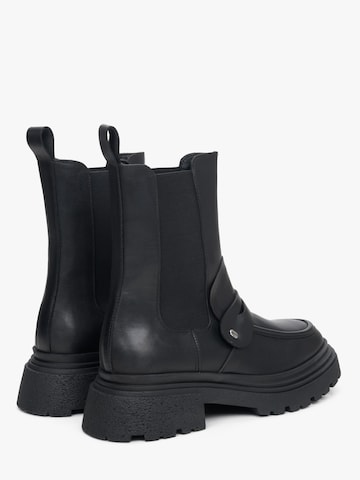 Estro Chelsea boots '1210-03' in Zwart