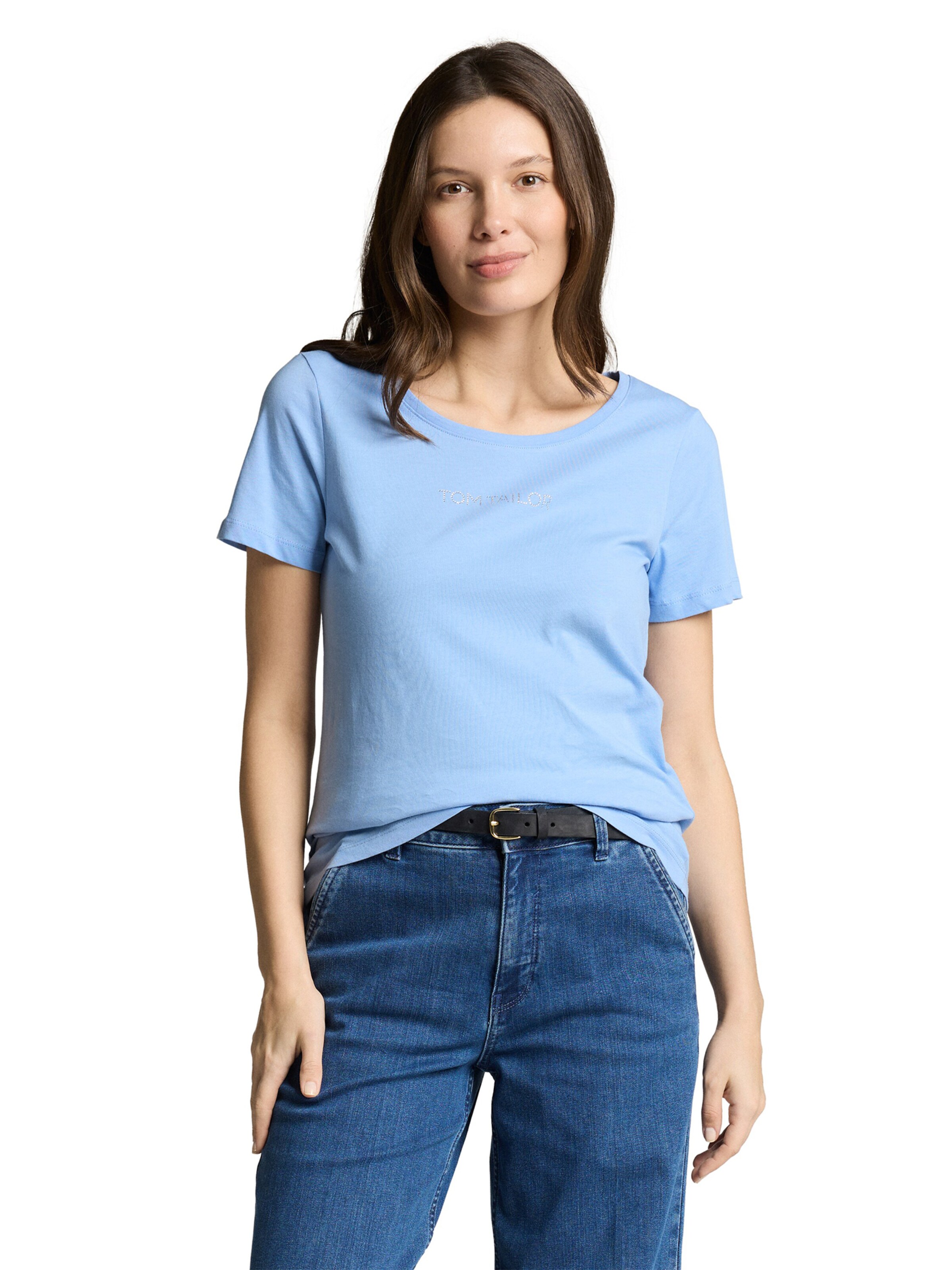 TOM TAILOR - Camiseta en azul: frente