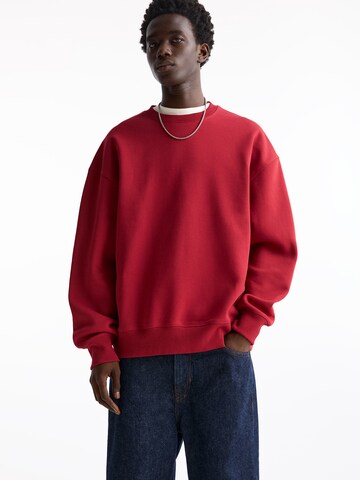 Pull&Bear Sweatshirt i rød: forside