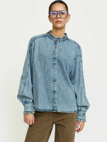 Soft Rebels Shirt ' SRZora ' in Blue: front