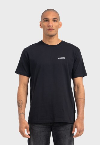 Oldskull Shirt 'Worldvibe Big Legend' in Zwart: voorkant