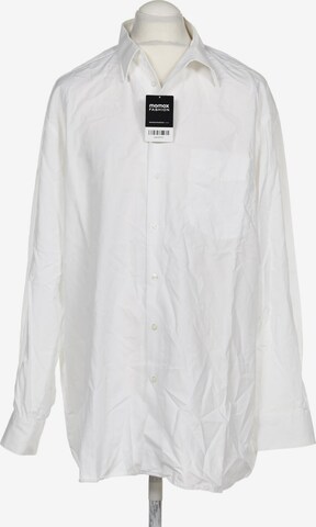 Walbusch Button Up Shirt in XL in White: front