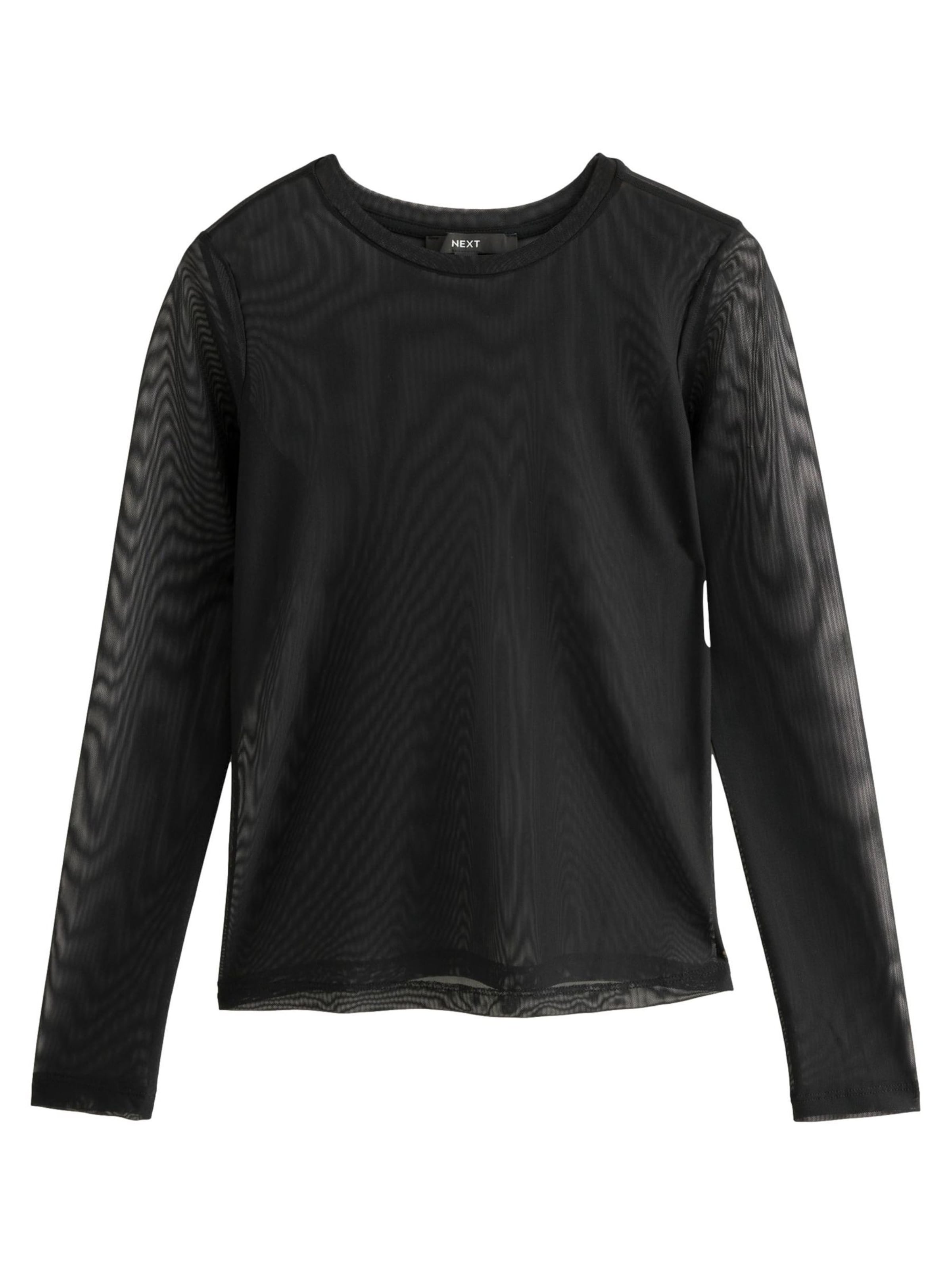 T-shirt Next en noir : devant