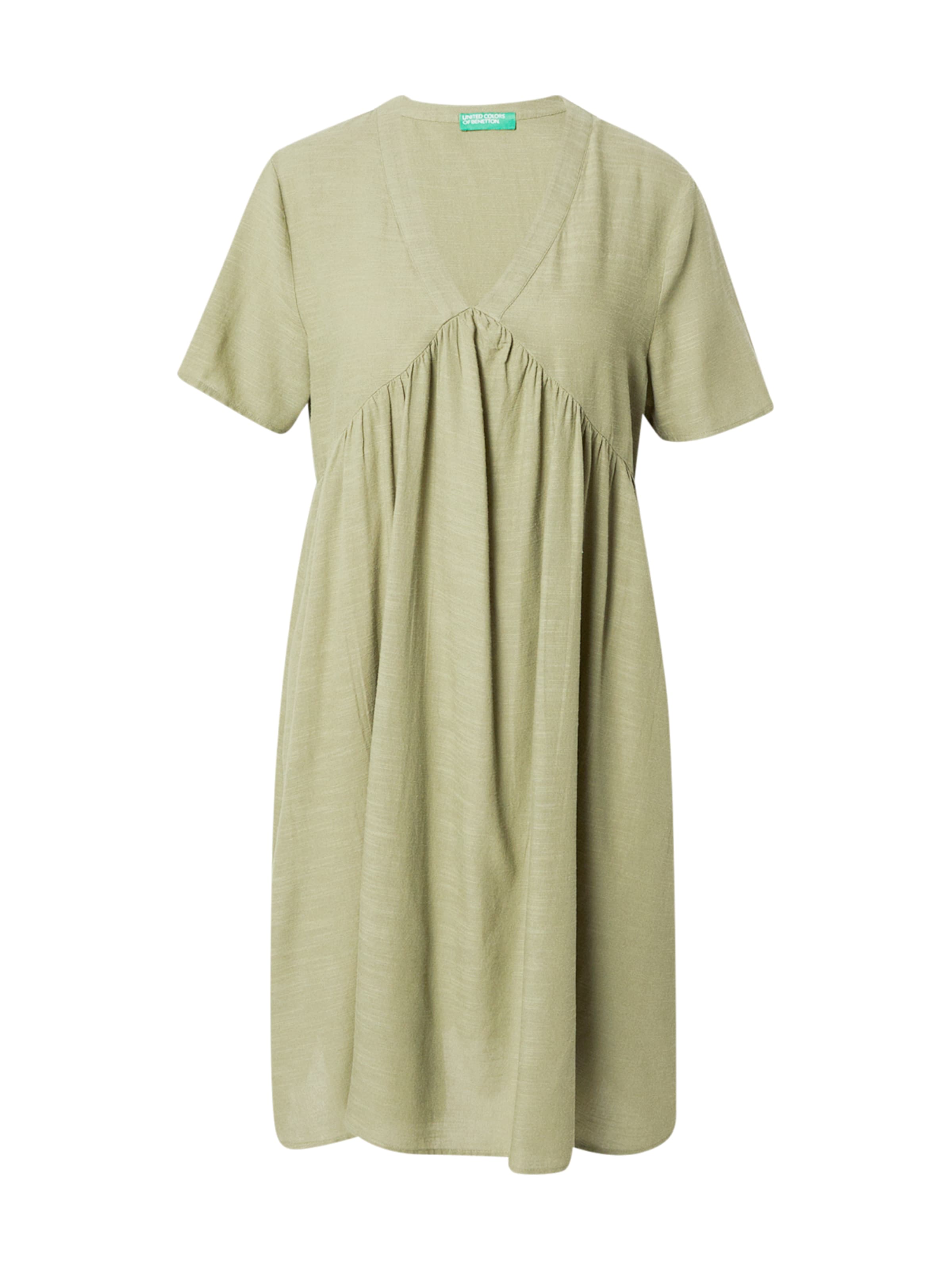 UNITED COLORS OF BENETTON Φόρεμα σε πράσινο: μπροστά