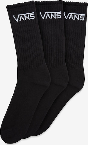 Chaussettes VANS en noir : devant