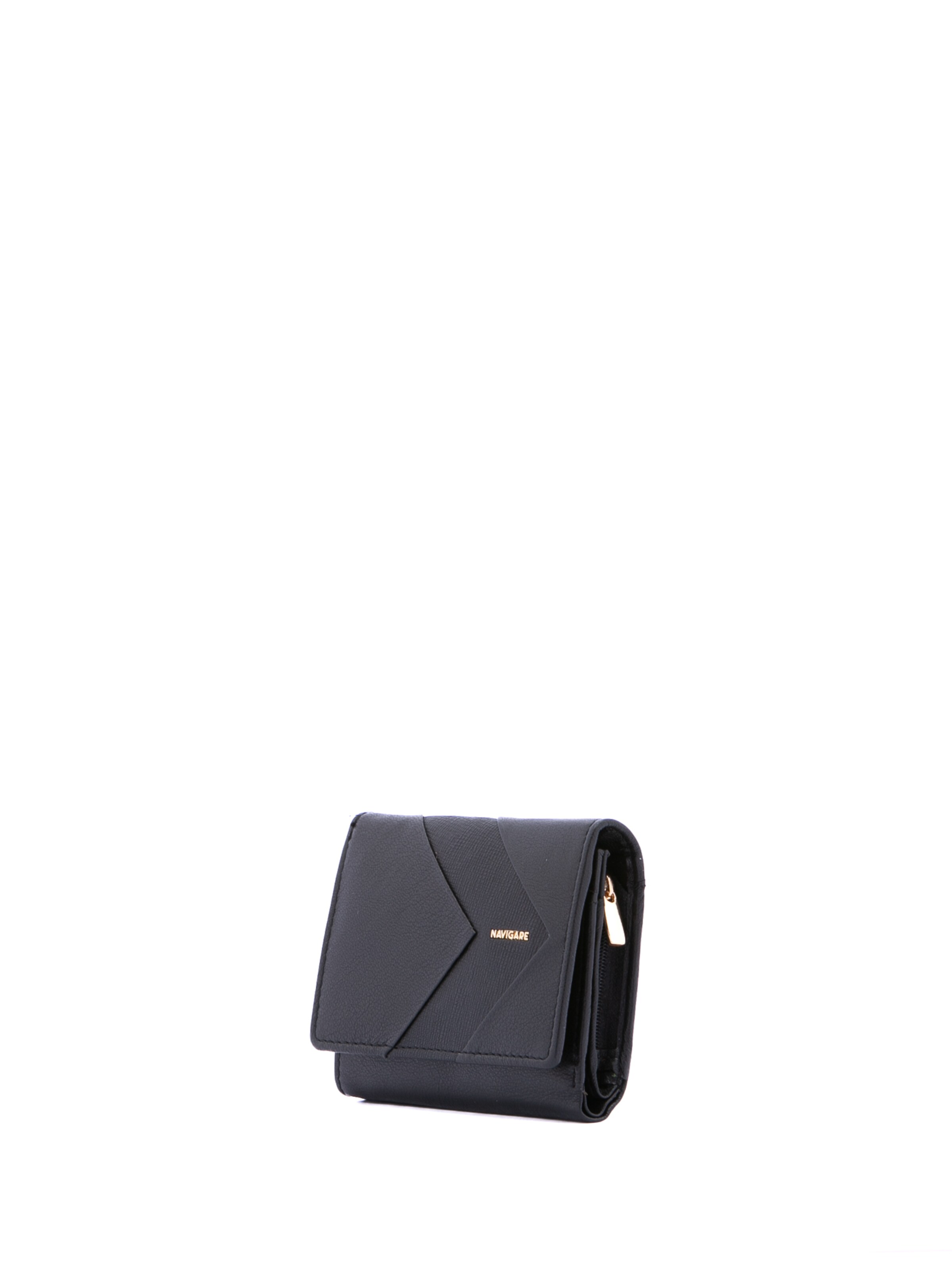 Navigare Wallet in Black: front