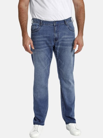 Charles Colby Loosefit Jeans 'Baron Sawyer' in Blau: predná strana